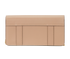 East West Bayswater Clutch, &pound;295, Handbags, Beige, Leather, Back view